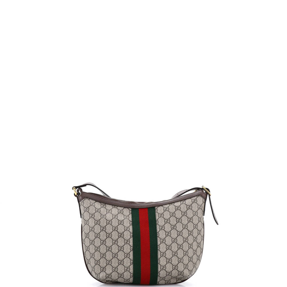 Gucci Ophidia Half Moon Hobo Gg Coated #250926G12B - Picture 3 of 8